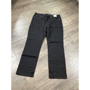 J.Crew 96 Straight Stretch Mens Jeans Size 30 Black Rinse Denim Casual Wear NEW